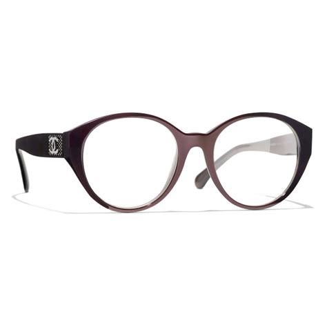 chanel occhiali tondi iro|Occhiali rotondi da vista Acetato Rosso .